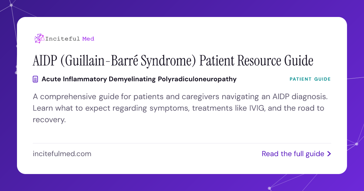 AIDP Guide: Symptoms, Treatments, and Recovery | Inciteful Med Resources