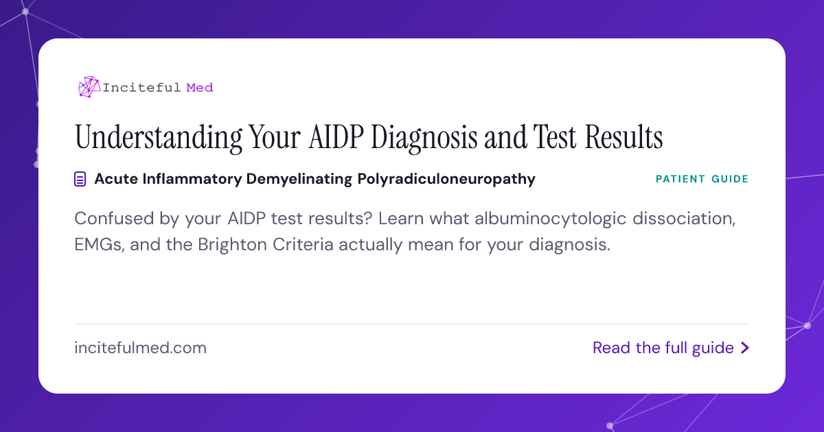 Aidp Graph AIDP Diagnosis: Understanding Test Results & Biomarkers | Inciteful Med ...
