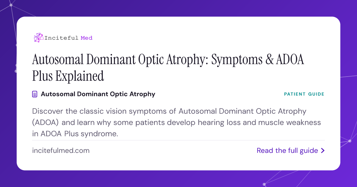 ADOA Symptoms & Progression: Understanding ADOA Plus | Inciteful Med ...
