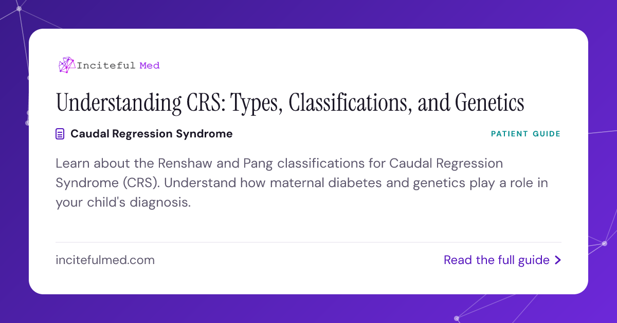 Crs Type Examples CRS Types & Genetics: Understanding Classifications | Inciteful Med ...