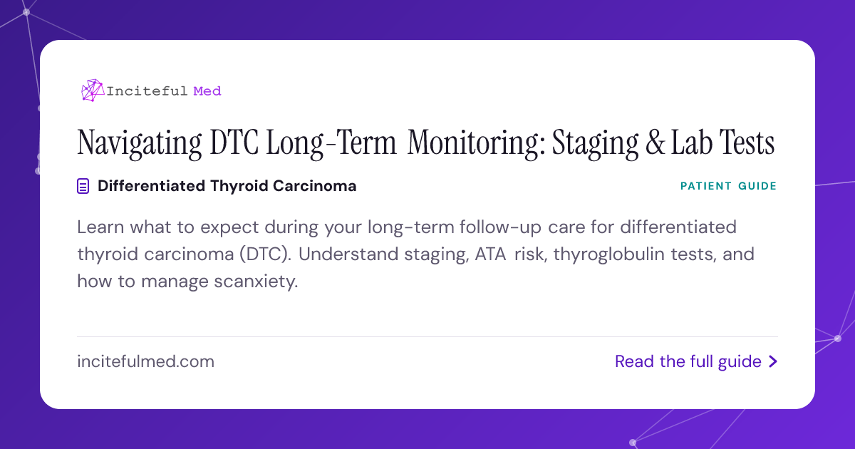 DTC Staging & Monitoring: Long-Term Follow-Up Steps | Inciteful Med ...