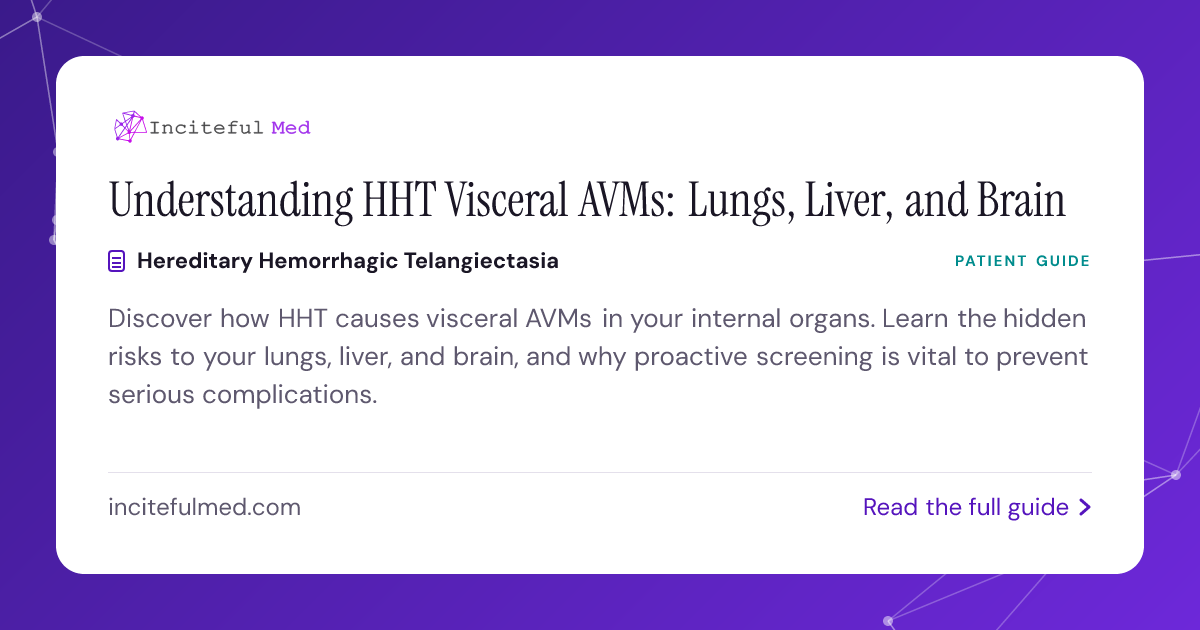 HHT Visceral AVMs: Impact on Lungs, Liver, and Brain | Inciteful Med ...