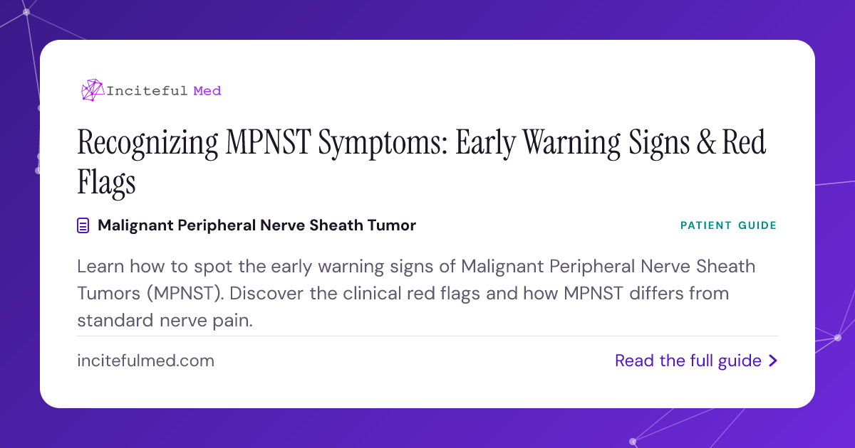 melanotic malignant nerve sheath tumour symptoms Stereotactic Radiosurgery for Tumors: A Case Series Pathologic features of malignant peripheral