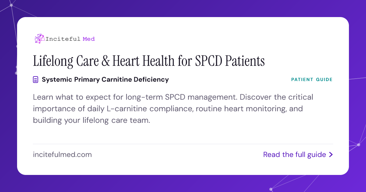long term use of l carnitine SPCD Lifelong Care: Heart Monitoring cellular detox