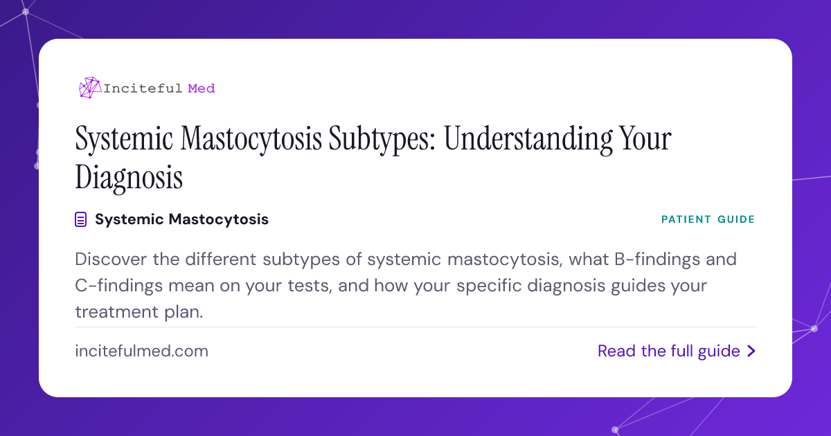 SM Subtypes: Advanced vs. Non-Advanced Classifications | Inciteful Med ...