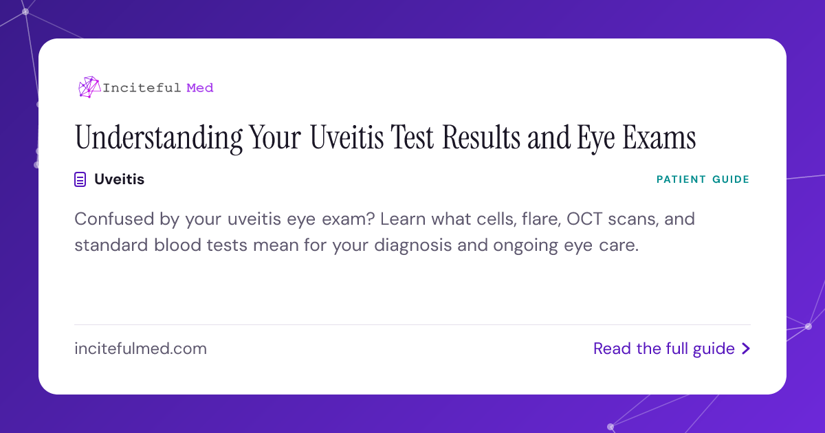 Uveitis Lab Testing Uveitis Test Results: Interpreting Your Eye Exams | Inciteful Med Resources